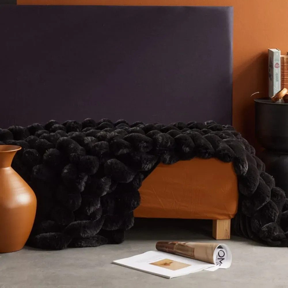 Plaid côtelé uni  130x180cm