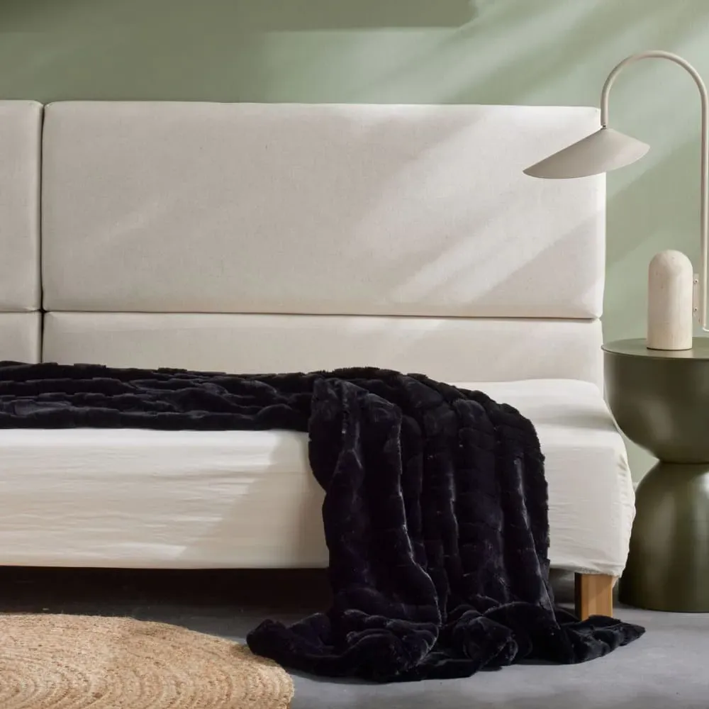 Plaid jacquard zébré  130x180cm