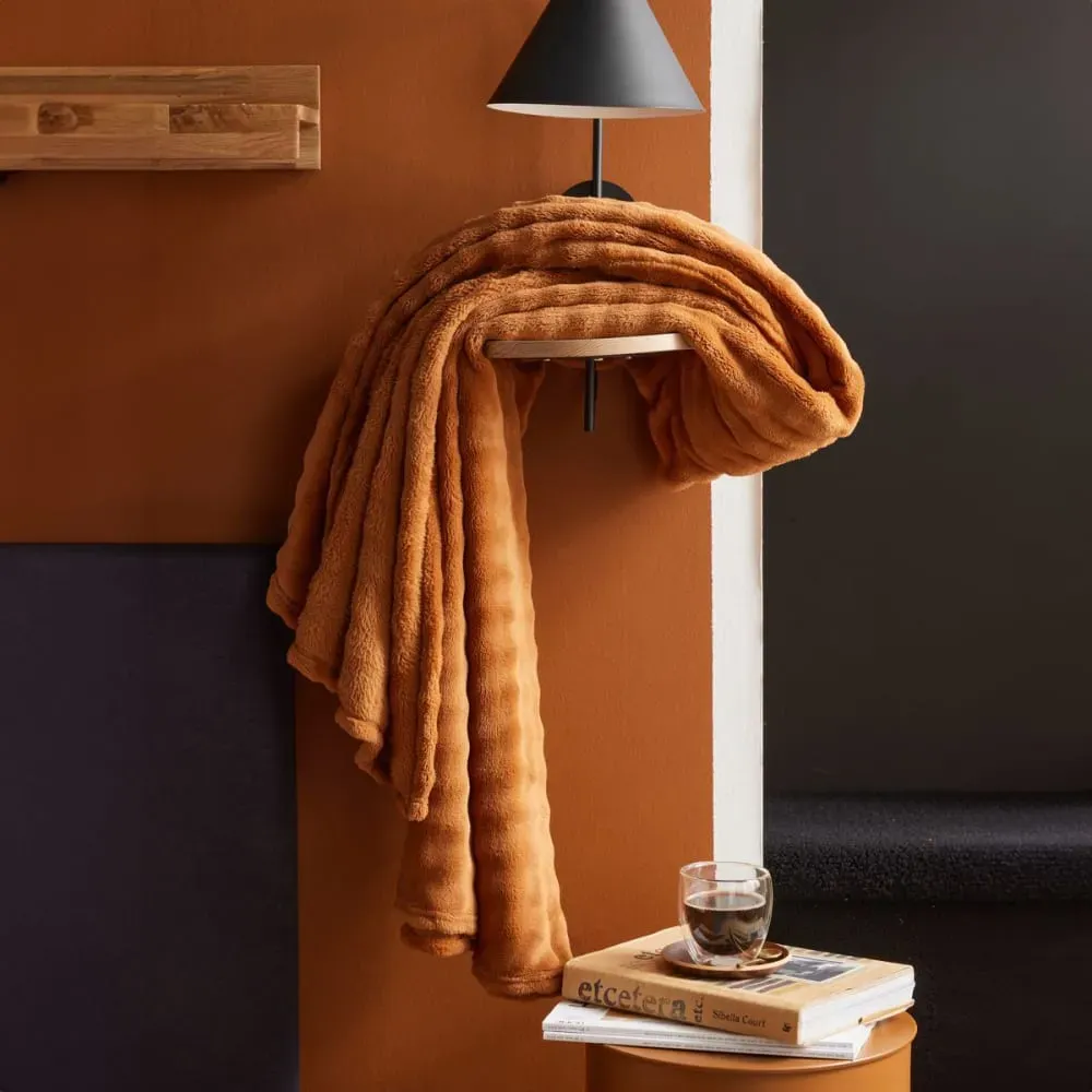 Plaid damier uni  180x220cm