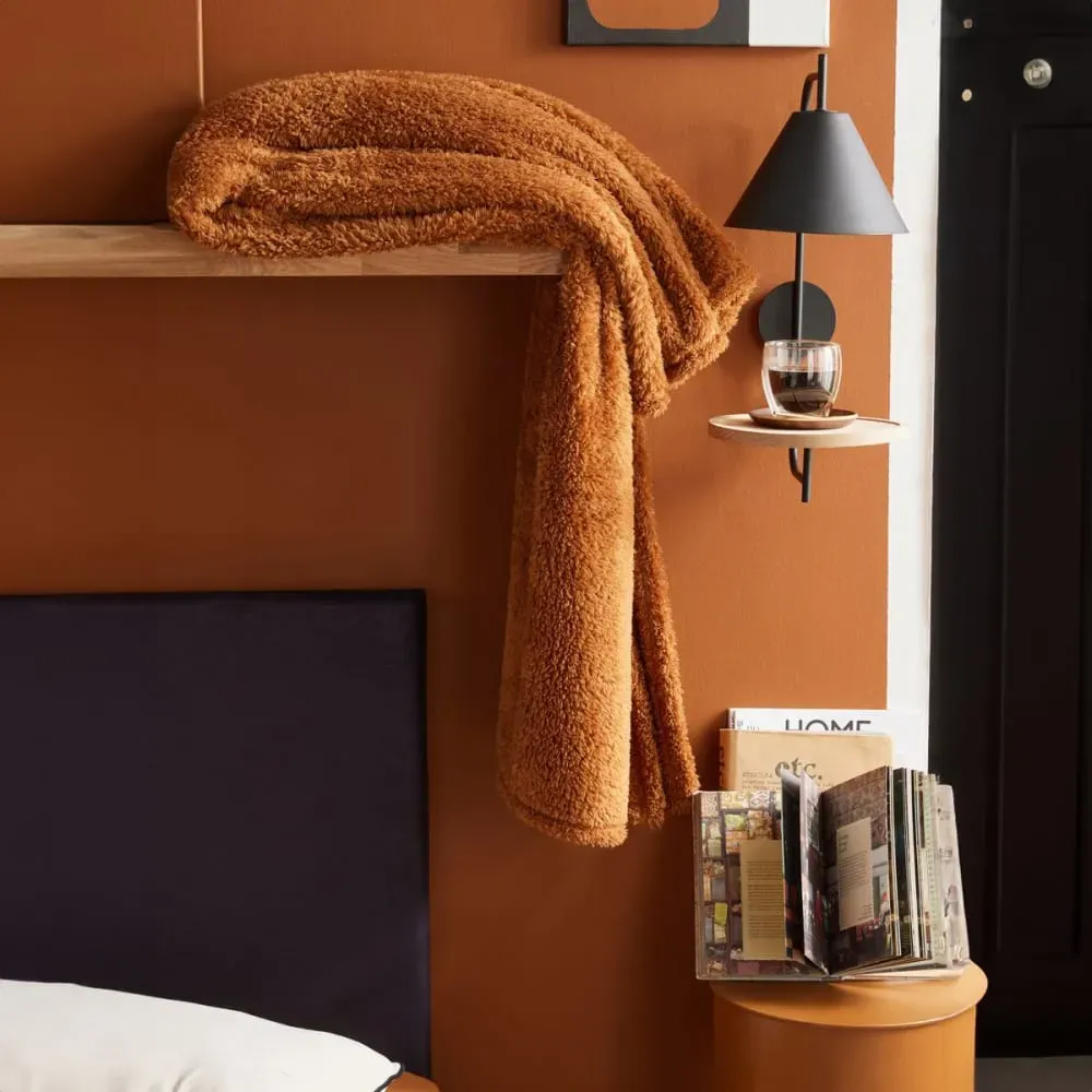 Plaid polaire uni  180x220cm