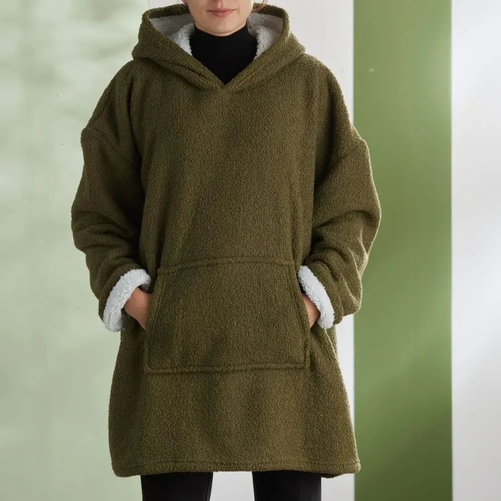 Plaid sweat en bouclette  70x87cm