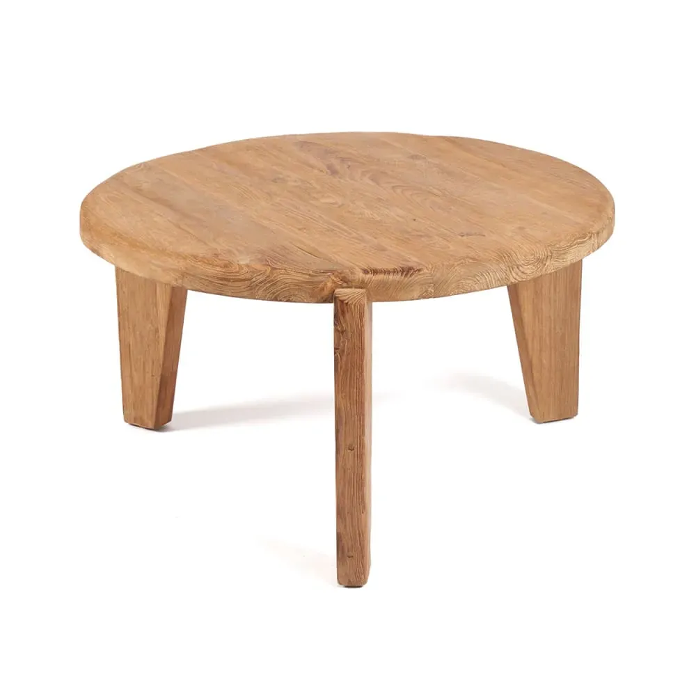 Table basse Bois de teck Marron 80x80x45cm