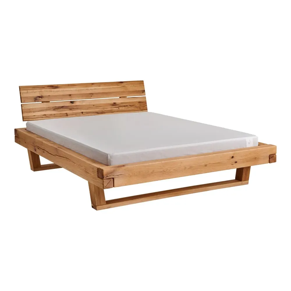 Lit en chêne massif 180 x 200 cm