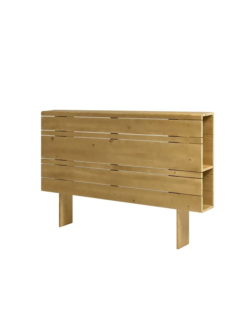 Tête de lit en bois avec rangement, 145 cm