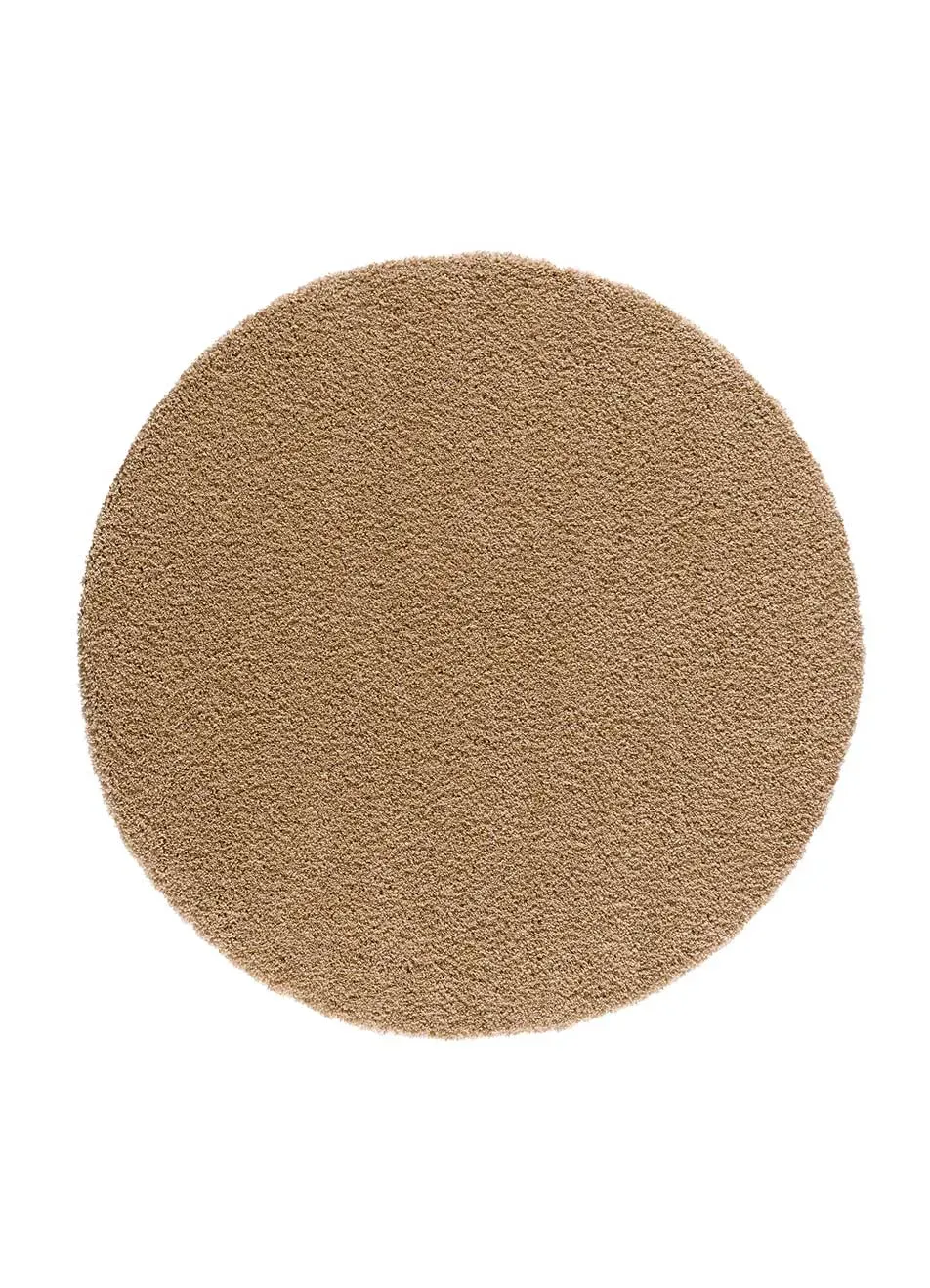 Tapis rond shaggy lin  130x130 cm