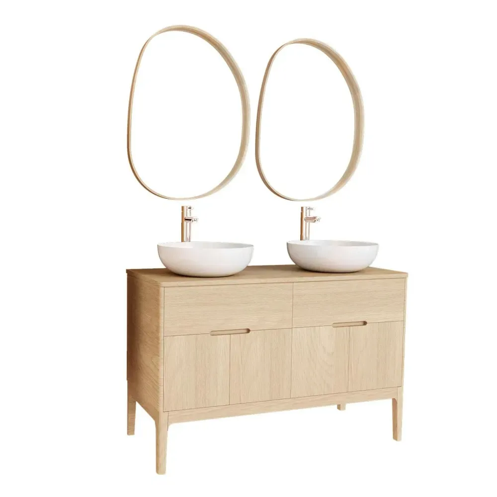 Meuble vasque + robinet + miroir