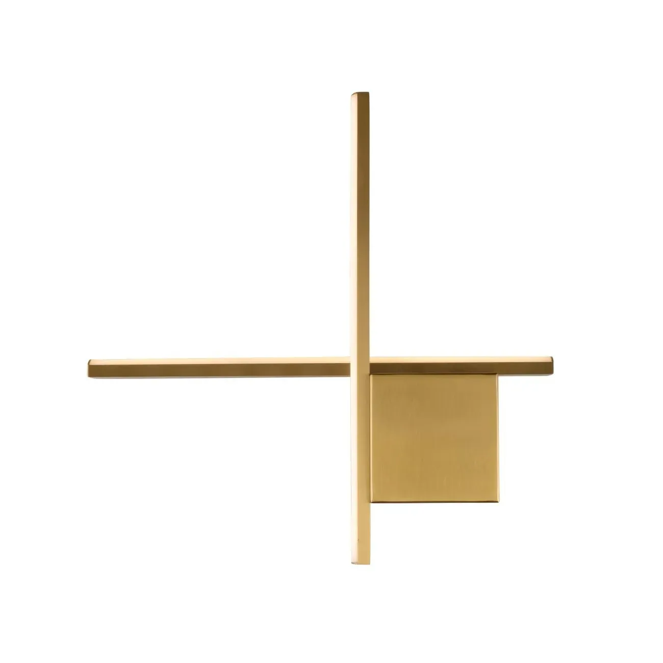 Applique en aluminium, fer et silicone Laiton 30 cm