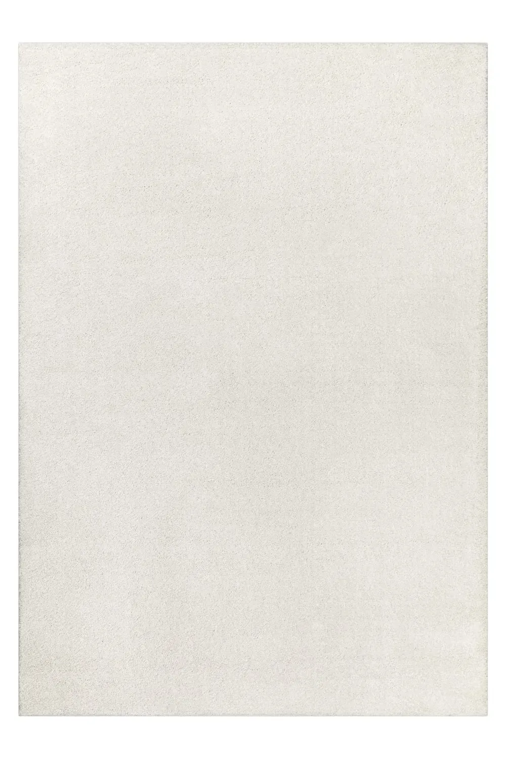 Tapis uni poils ras beige ivoire belle densité 160x230