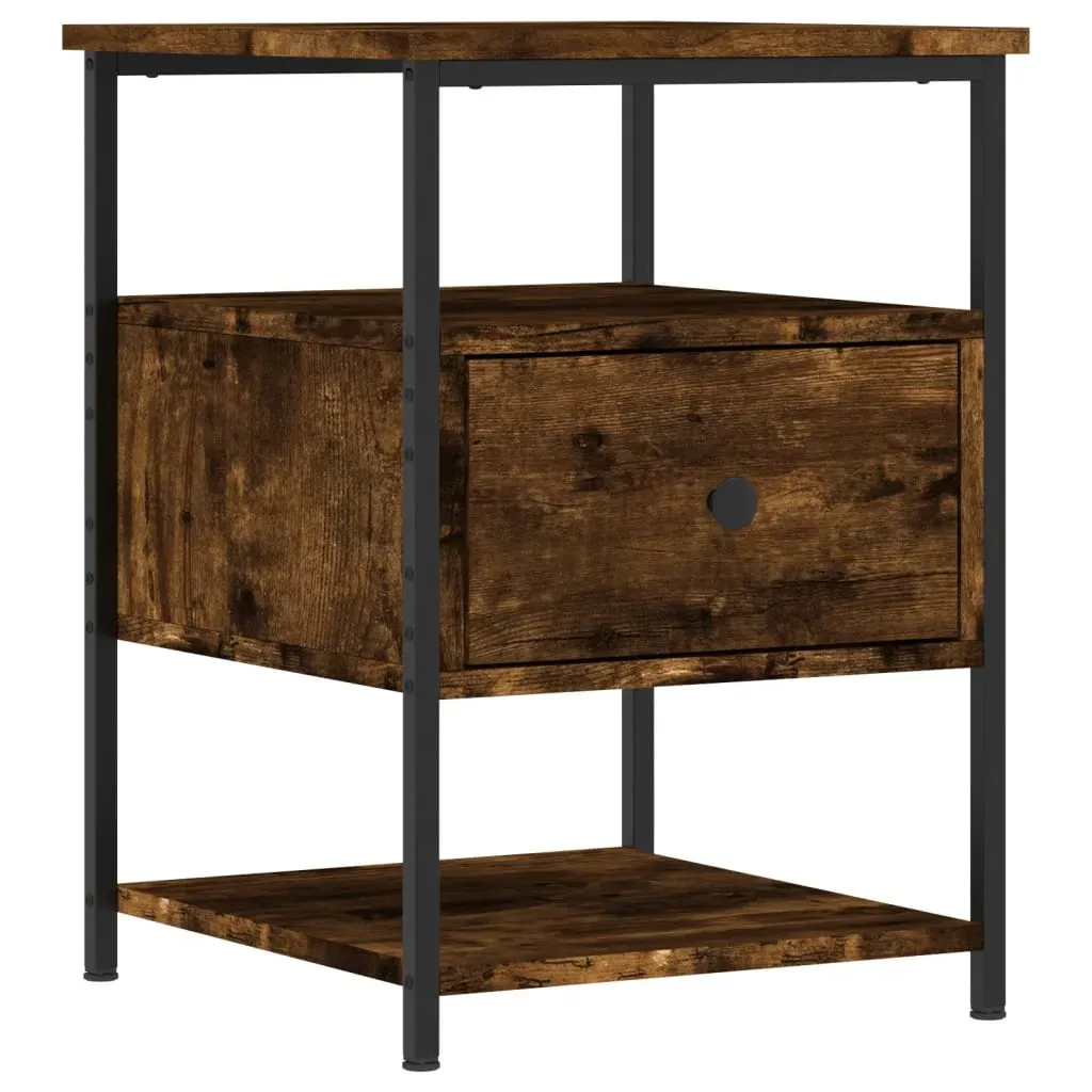 Table de nuit bois brun 40  X  42  X  56   cm