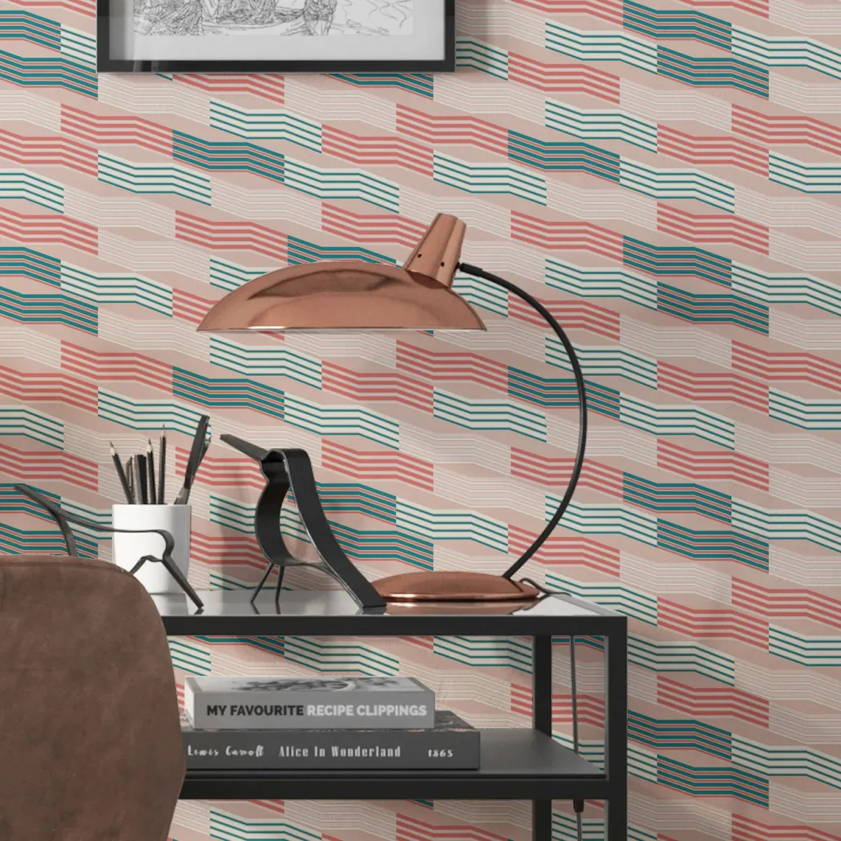 Papier peint panoramique atocha rose 375x250cm