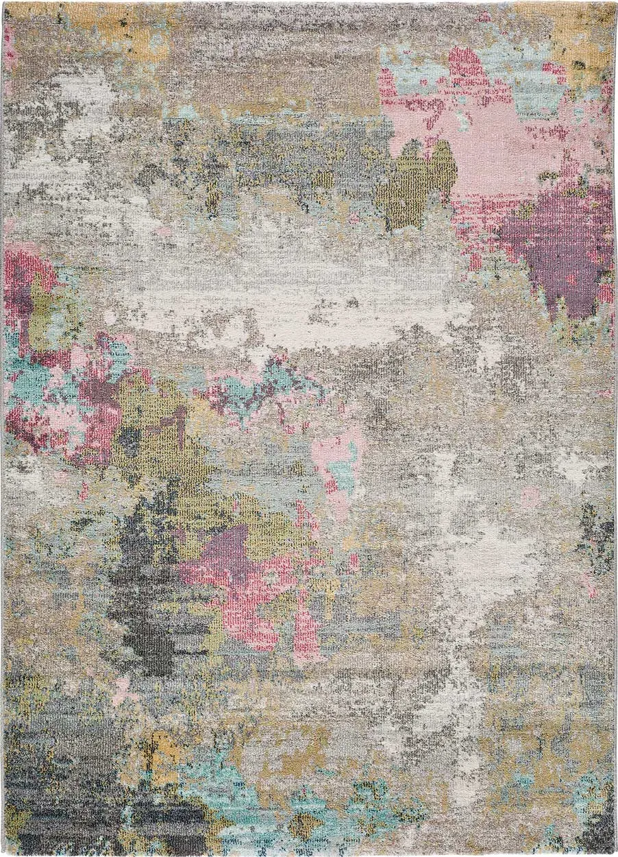 Tapis abstrait gris/multicolore 160x230 cm