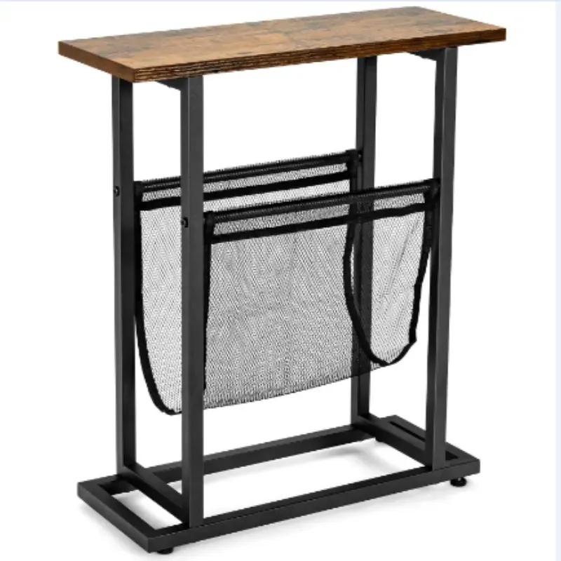 Table d'appoint industrielle 48x18x54.5cm