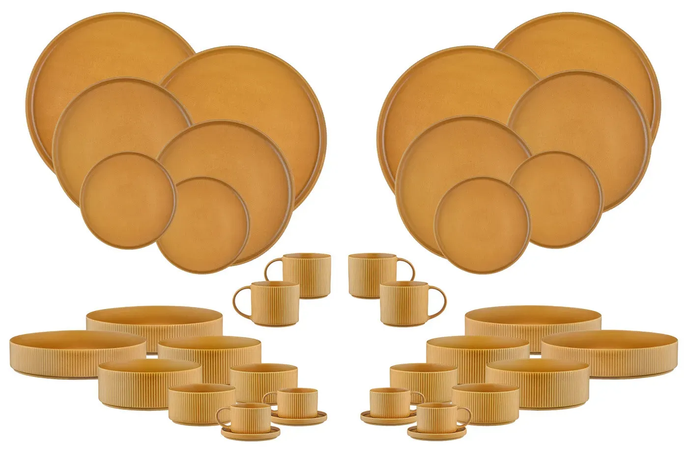 Service Complet  - 36 pièces - Ocre