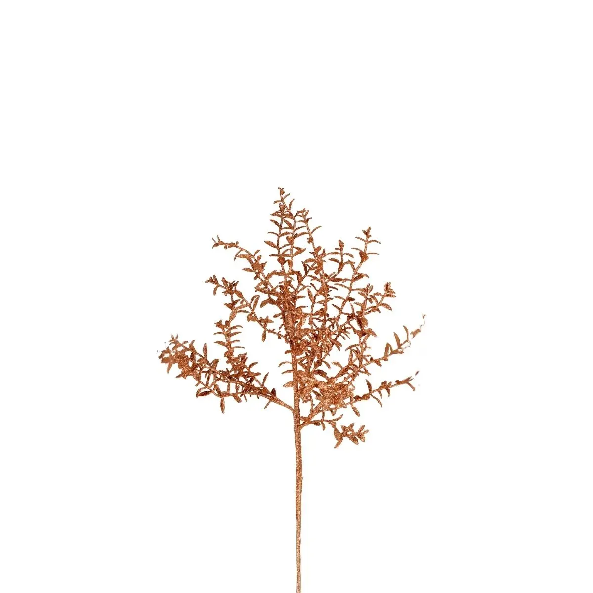 Feuillage pailleté artificielle bronze H63