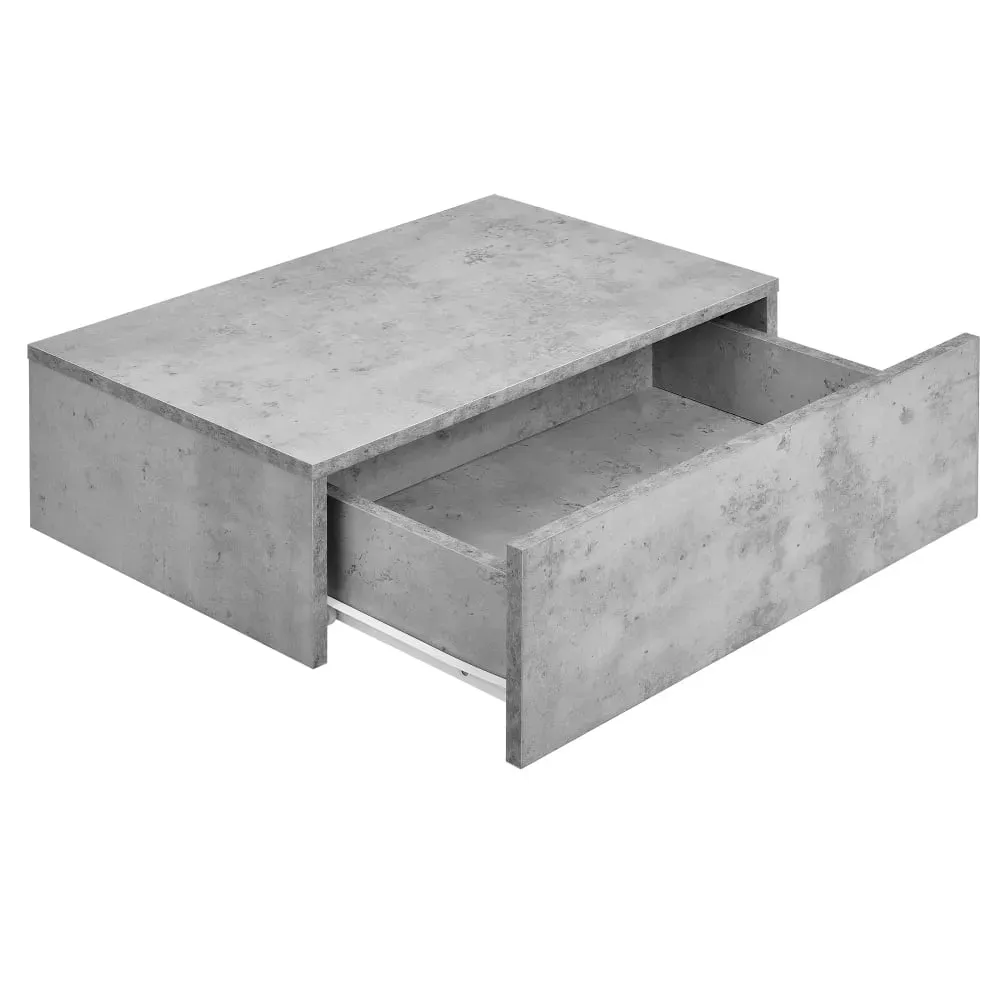Lot de 2 tables gris 46 x 30 x 15 cm