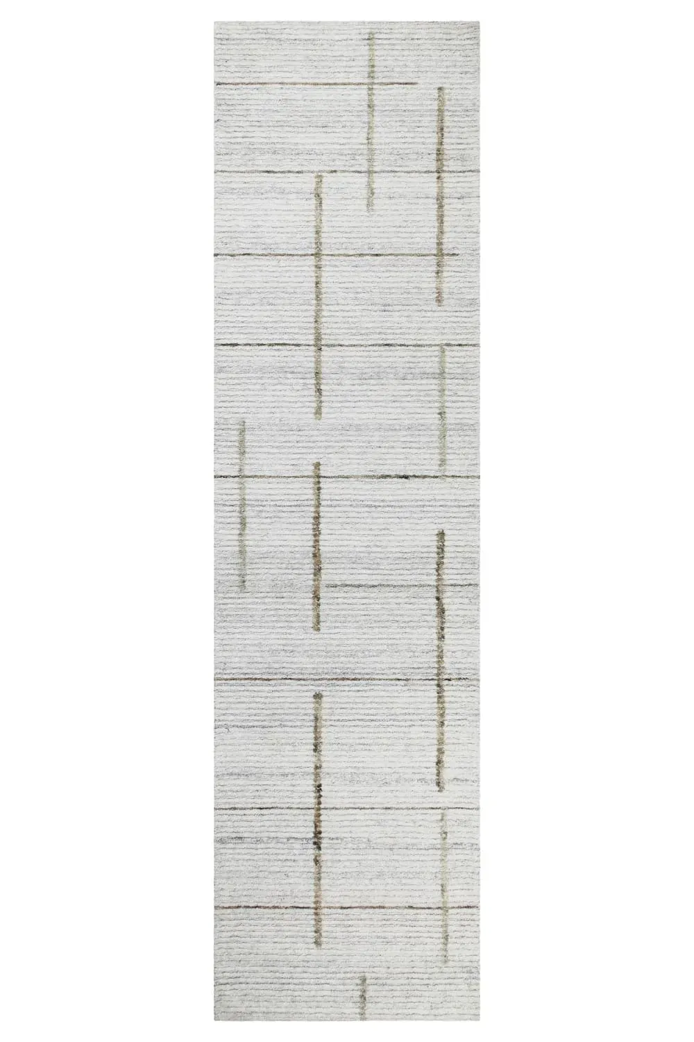 Tapis tufté main crème 80x230