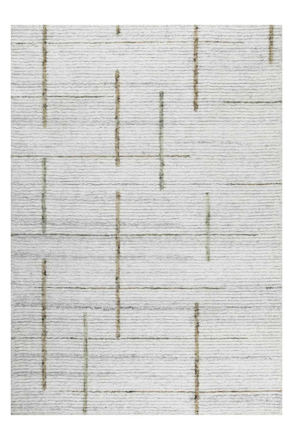 Tapis tufté main crème 140x200