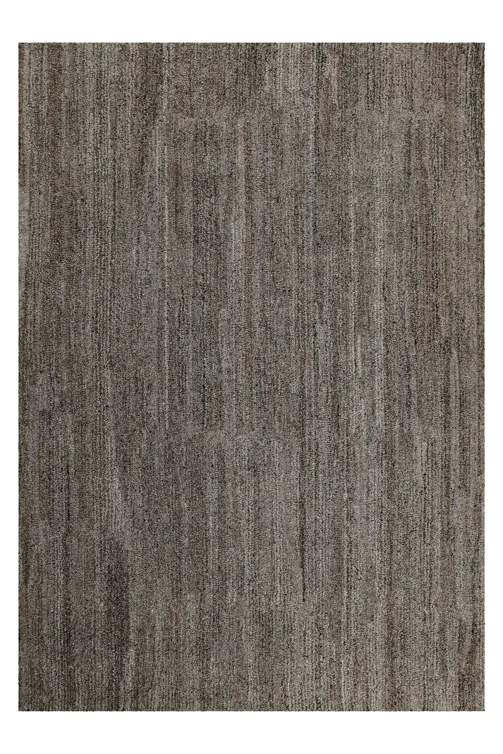 Tapis  tufté main taupe 70x140