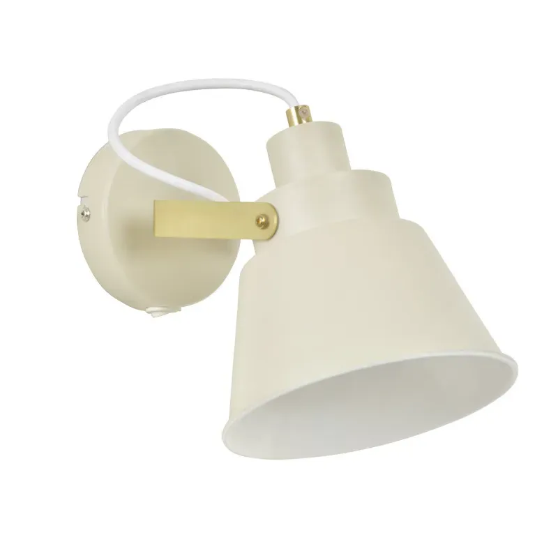 Applique interrupteur métal crème