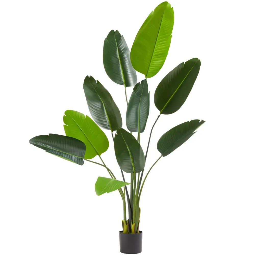 Arbre oiseau du paradis avec feuilles PEVA écologiques 160cm