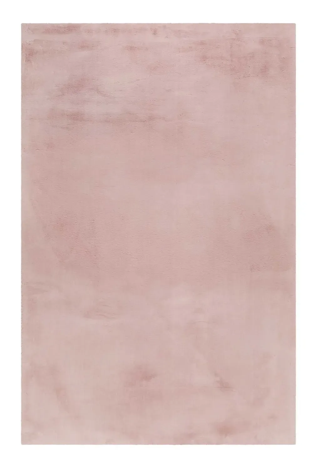 Tapis effet peau de lapin doux tufté rose pour salon, chambre 60X90