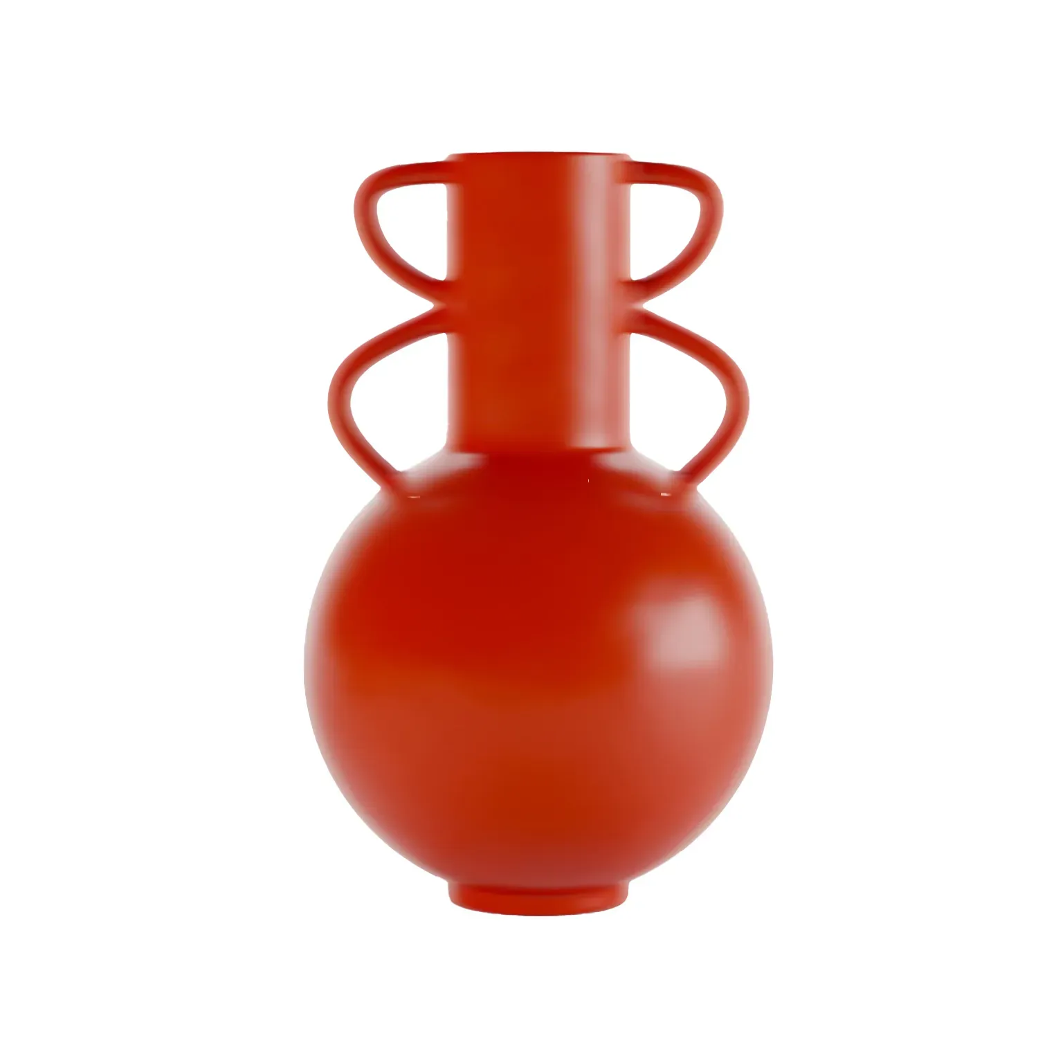 Vase amphore 4 poignées en céramique