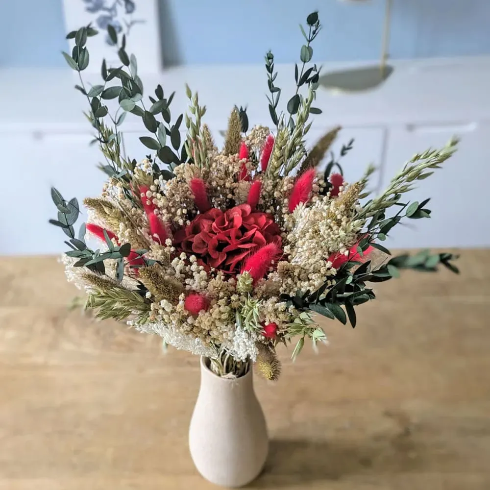 Bouquet de fleurs séchées M  Amour