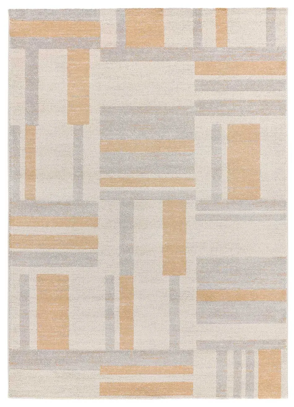 Tapis géométrique beige 160x230 cm