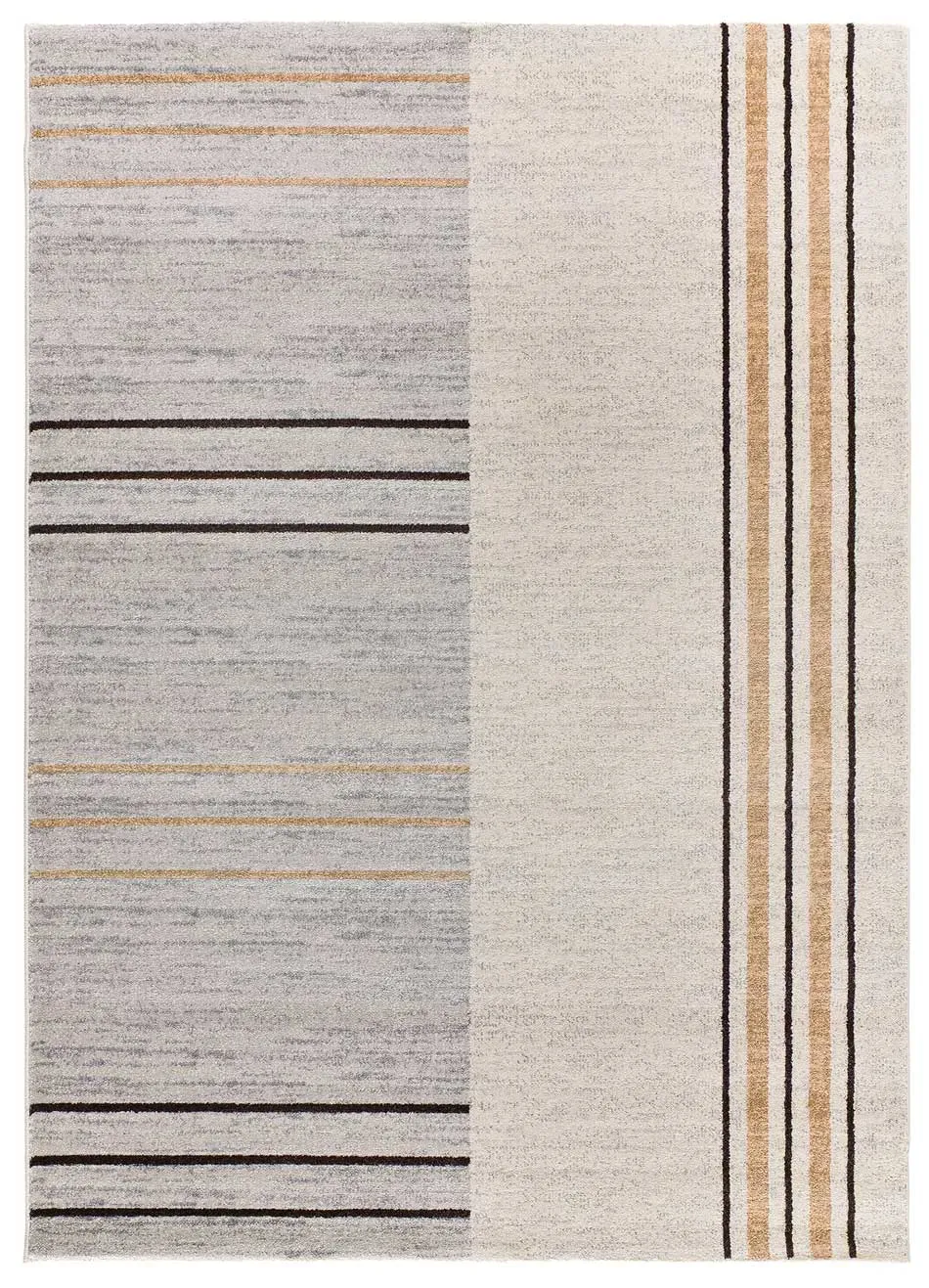 Tapis géométrique gris/beige 160x230 cm
