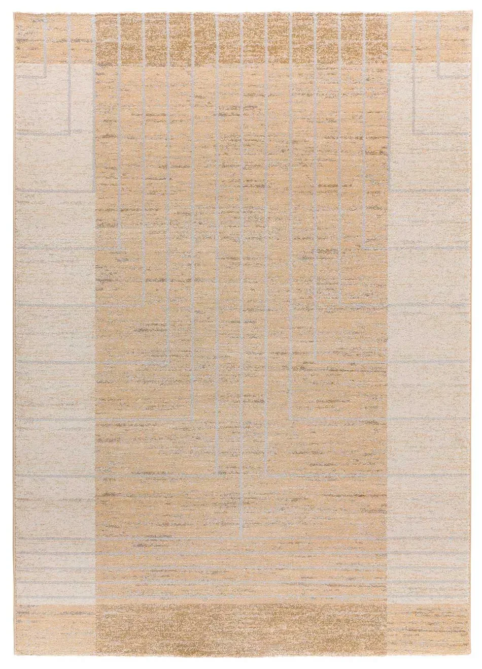 Tapis ethnique beige 133x190 cm