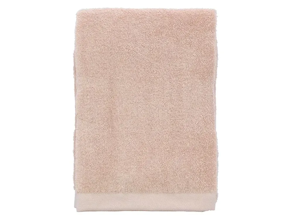 Serviette en coton bio rose 70x140 cm