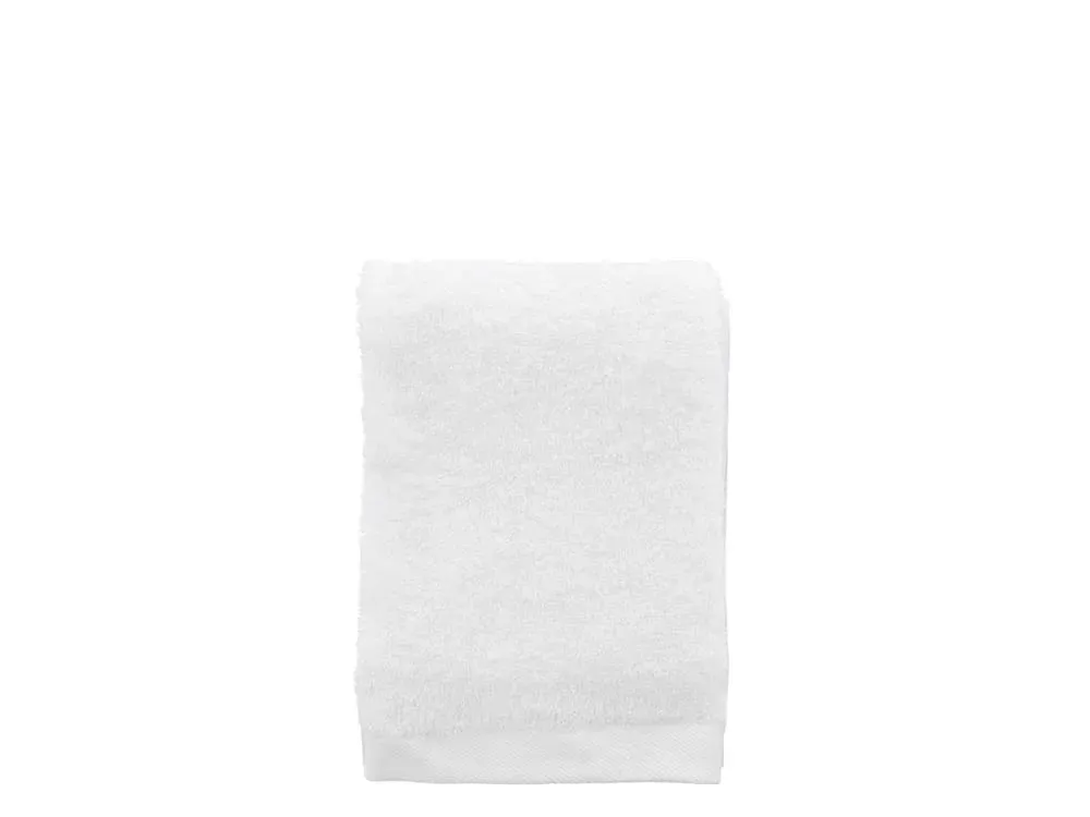 Serviette en coton bio blanc  50x100 cm