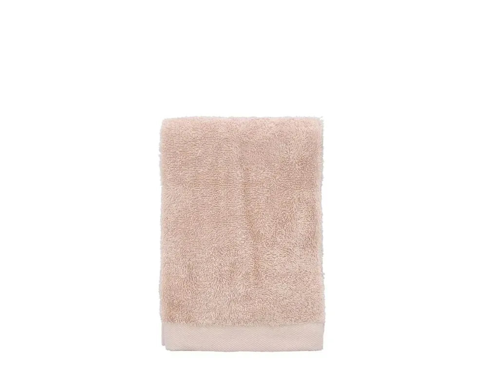 Serviette en coton bio rose 50x100 cm