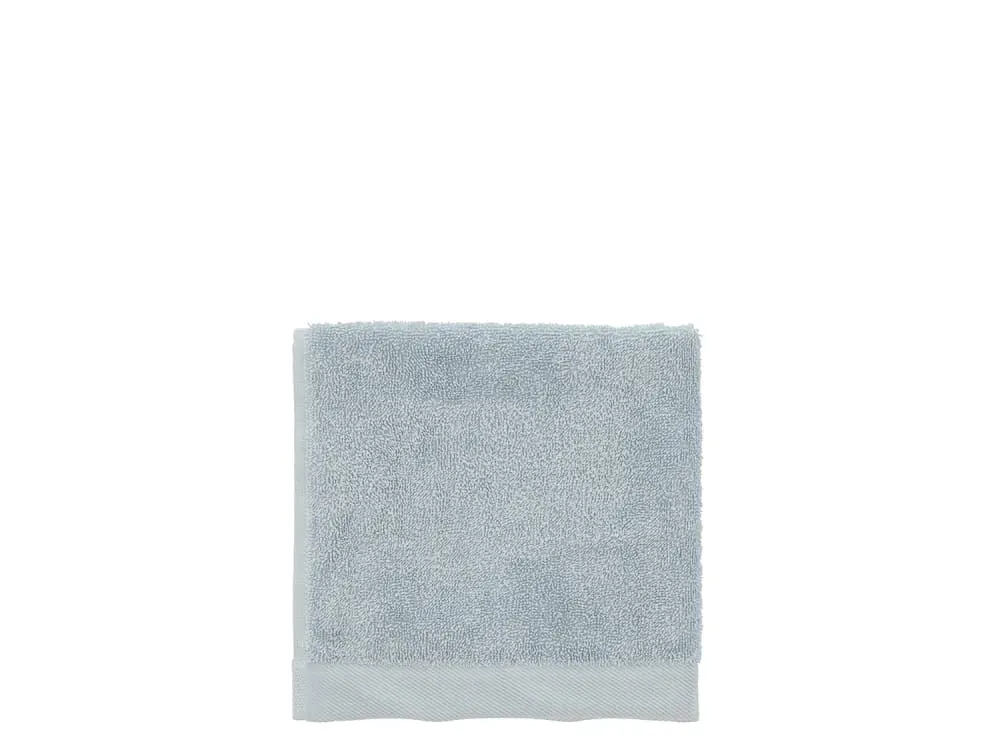 Serviette en coton bio bleu lin 40x60 cm