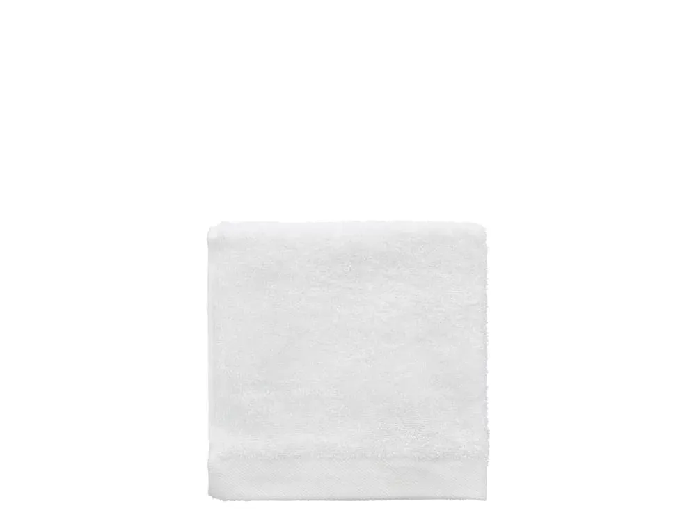 Serviette en coton bio blanc 40x60 cm