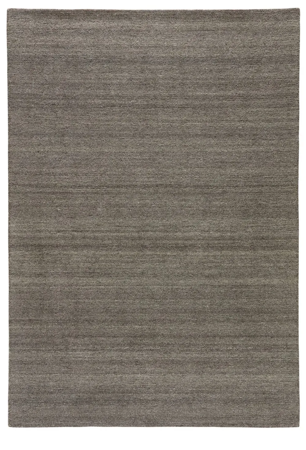 Tapis de salon tufté main - gris 70x140 cm