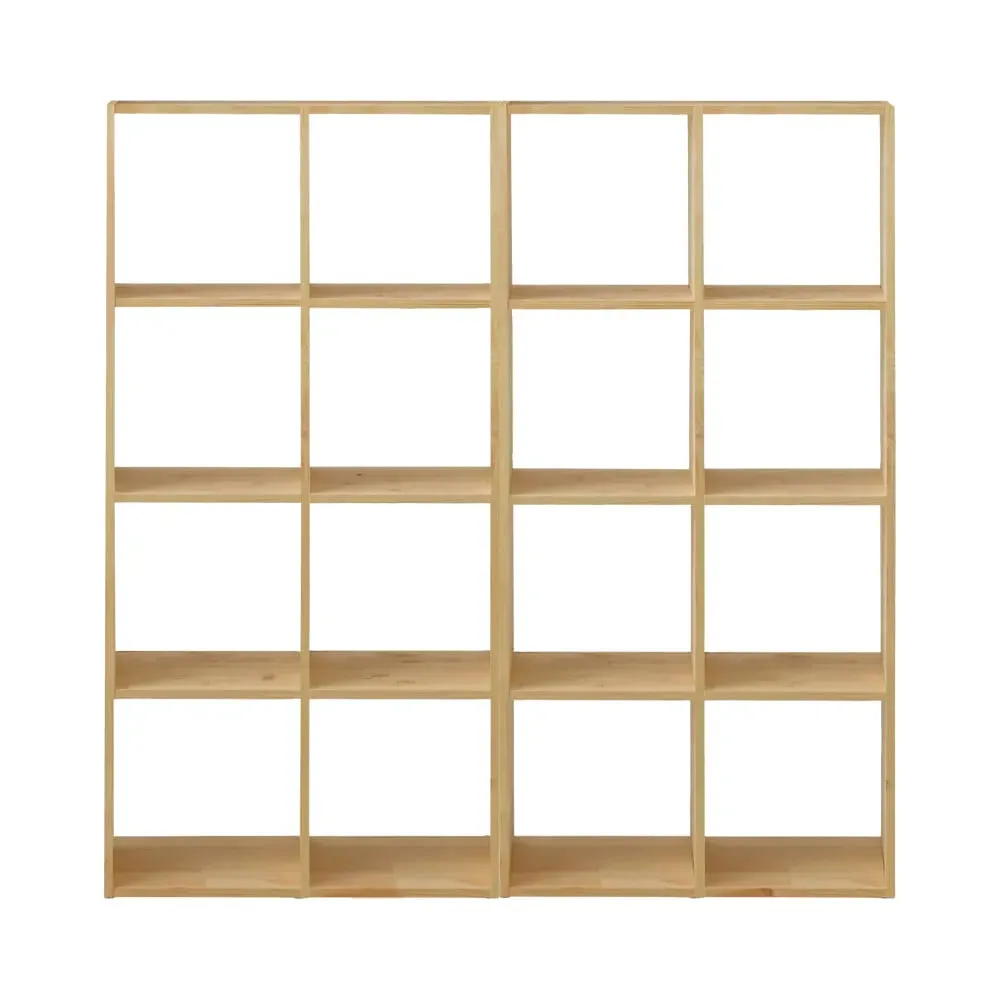 Etagère 4x4 cases en bois massif
