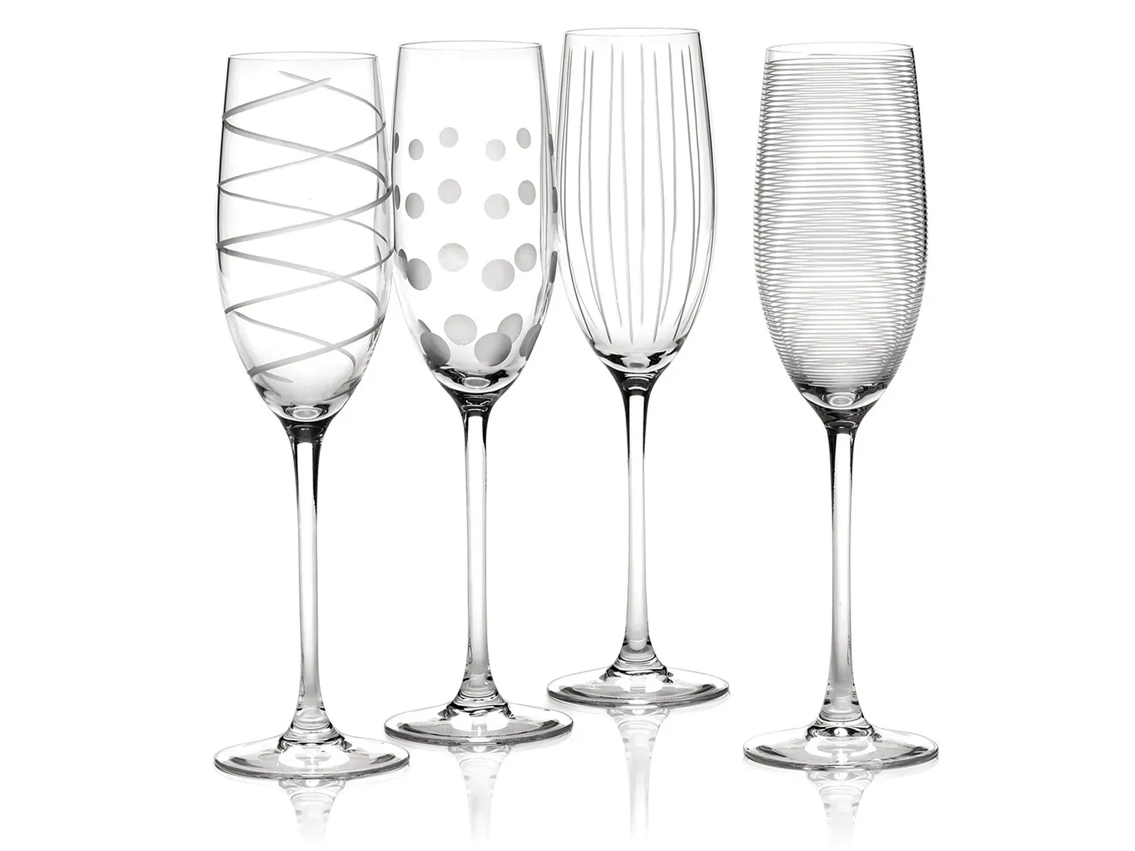 Set de 4 verres à flûte Cheers