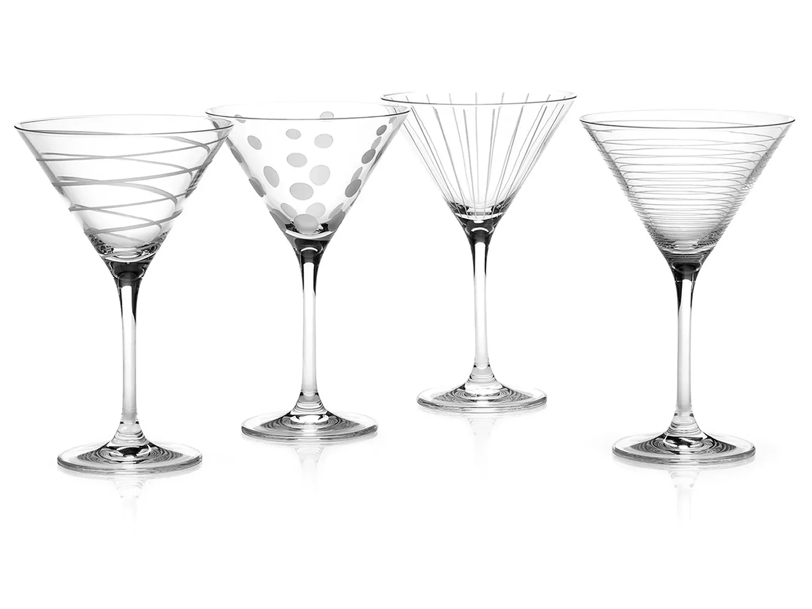 Cheers Set de 4 verres à martini