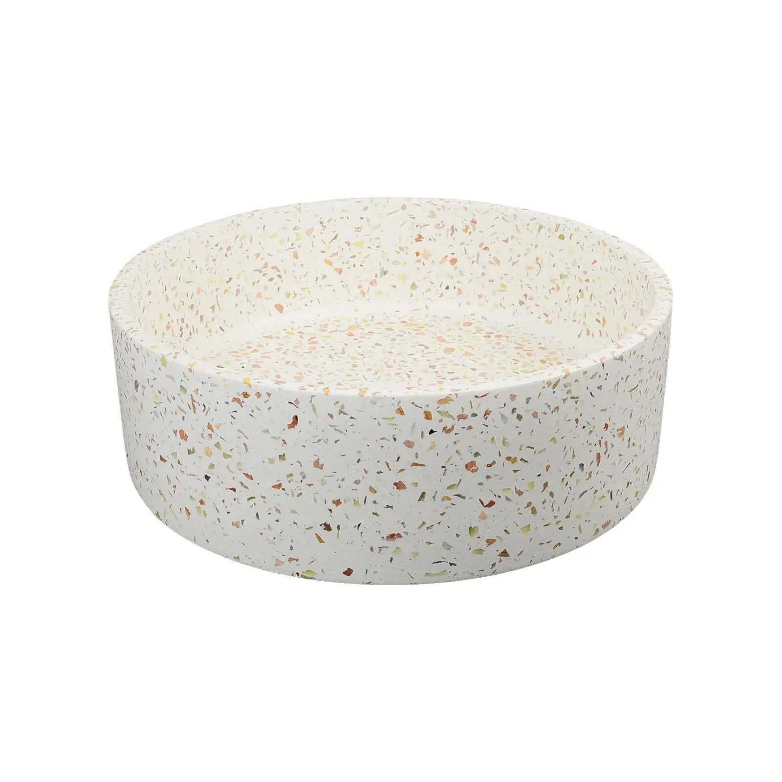 Vasque à poser ronde en terrazzo 36cm