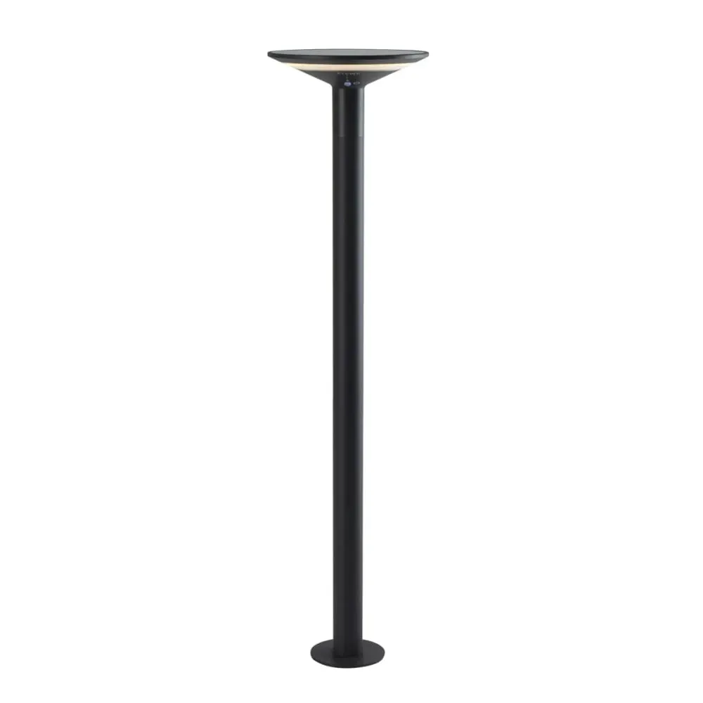 Borne solaire Aluminium Noir H80CM