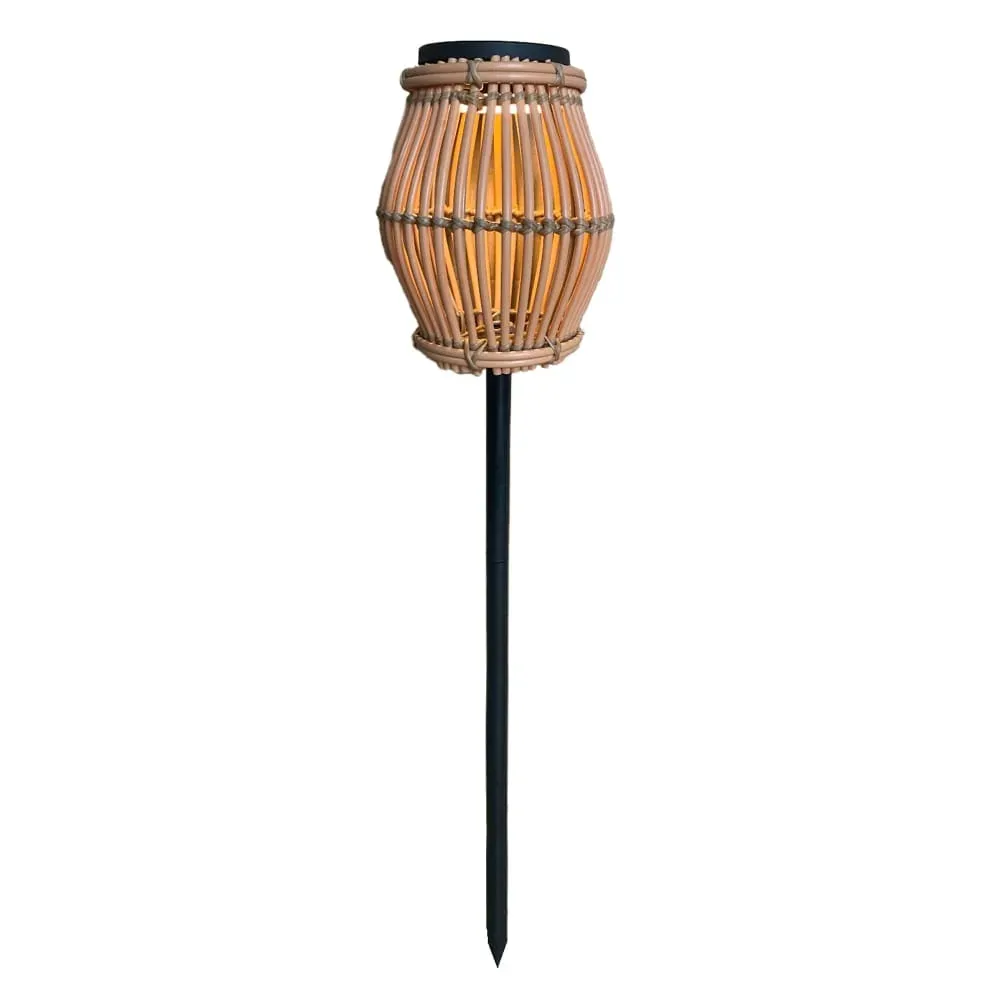 Balise solaire à planter Polyrotin Marron H70CM