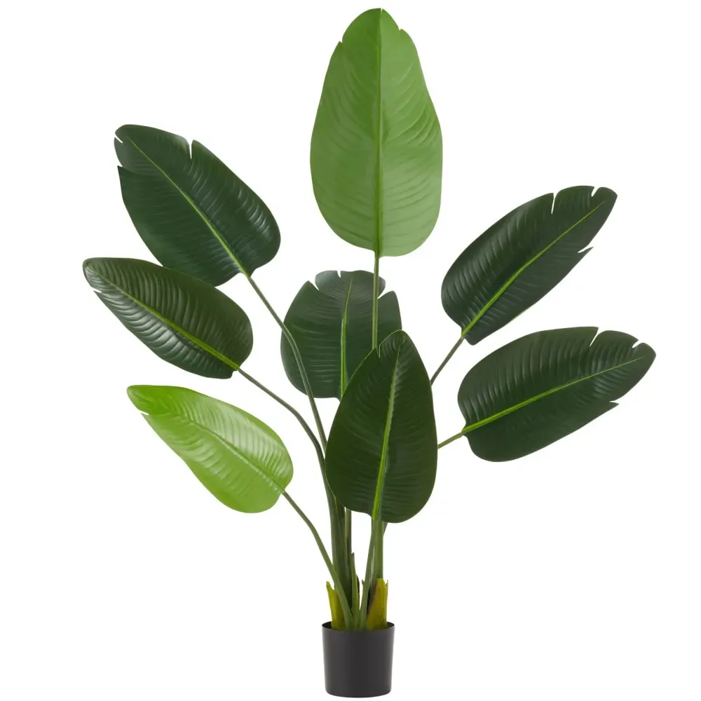 Arbre oiseau du paradis avec feuilles PEVA écologiques 120cm