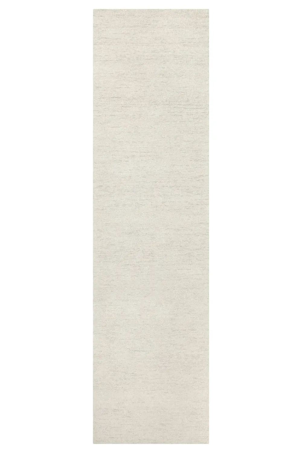 Tapis pure laine tufté main beige chiné 80x230