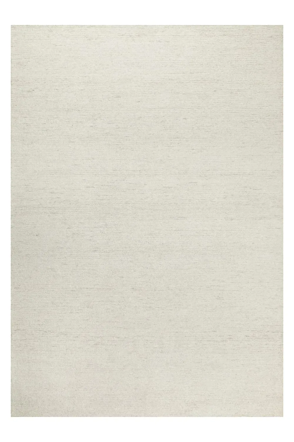 Tapis pure laine tufté main beige chiné 140x200