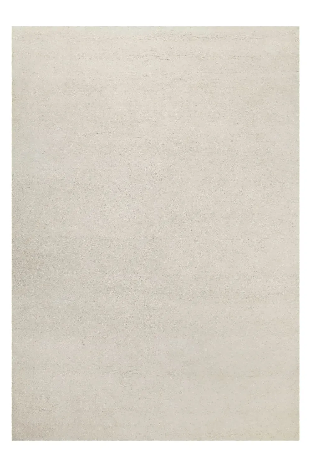 Tapis pure laine écru  tufté main uni 140x200