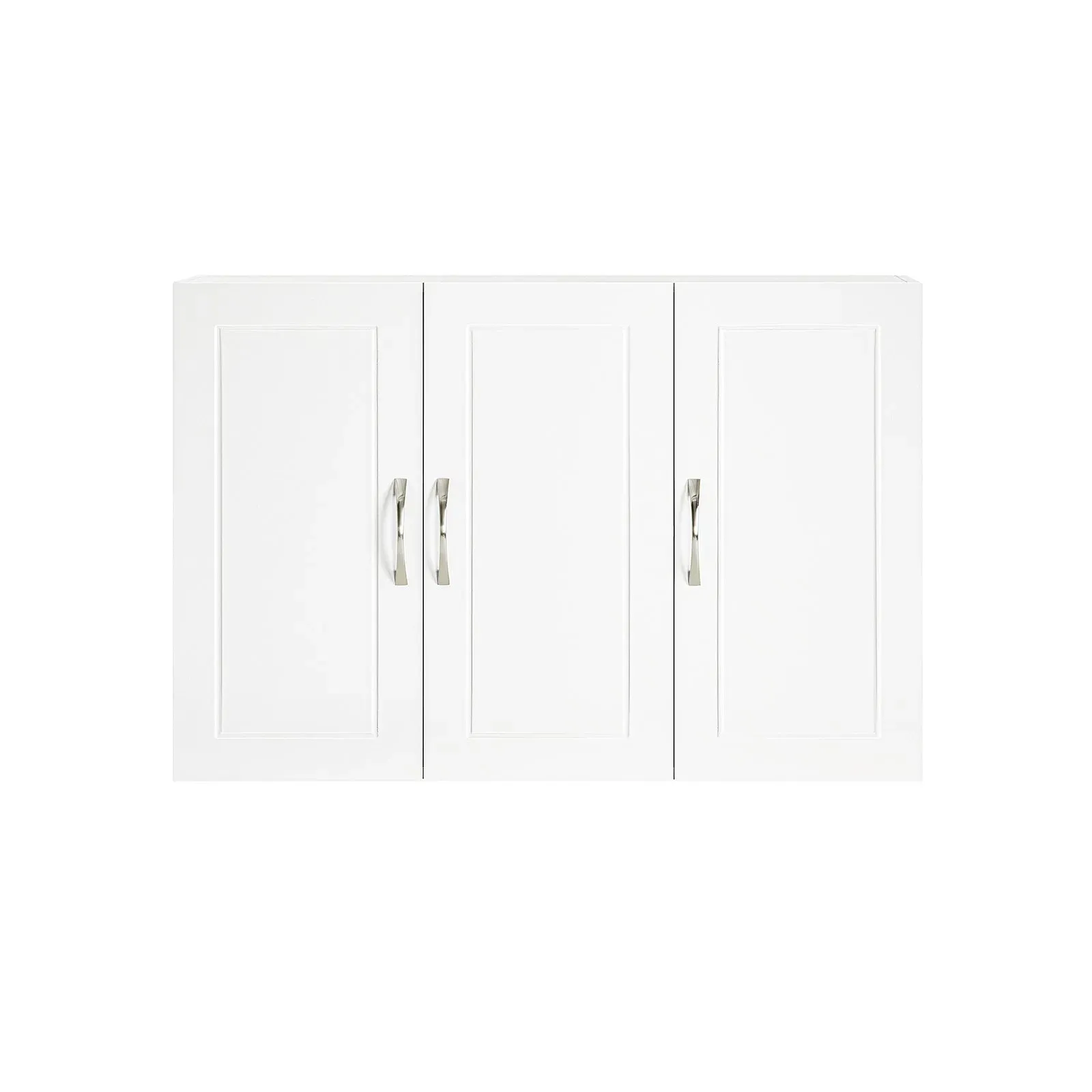 Armoire murale avec 3 portes effet bois noir