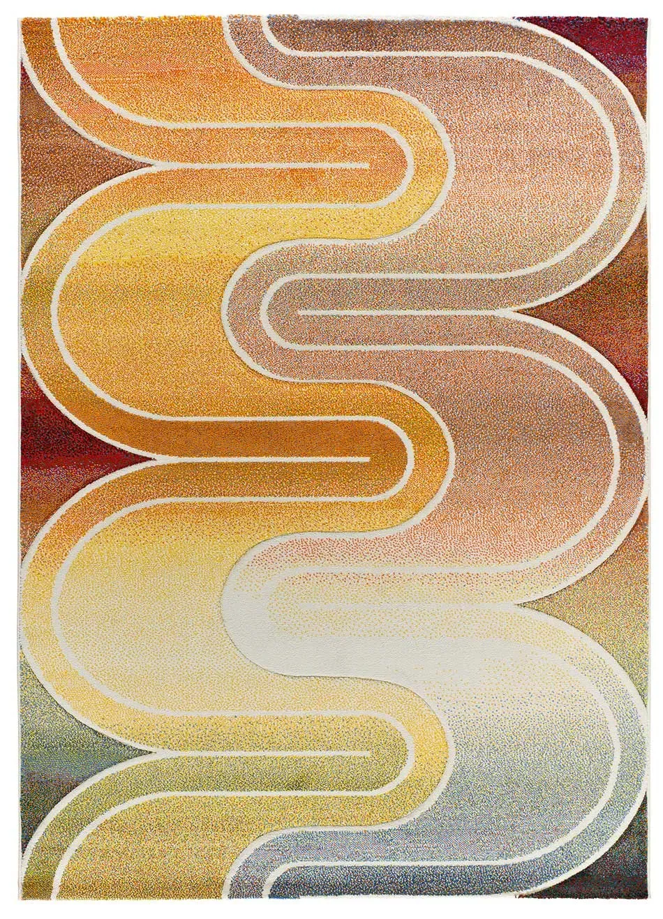 Tapis géométrique multicolore 160x230 cm