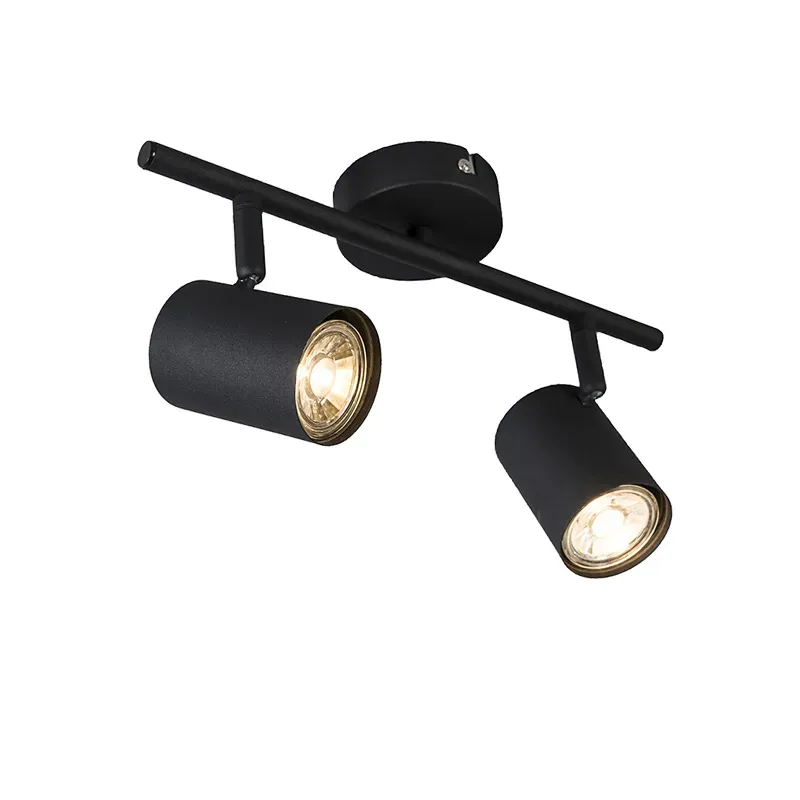 Spot industriel noir inclinable