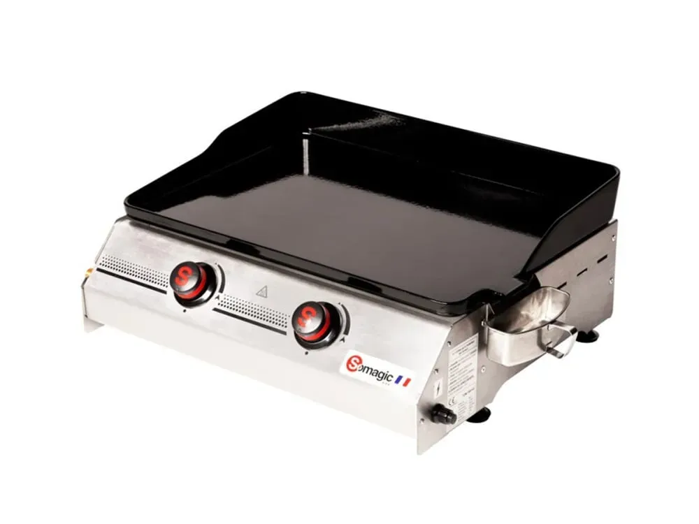 Plancha à gaz Somagic So Premium 2 feux